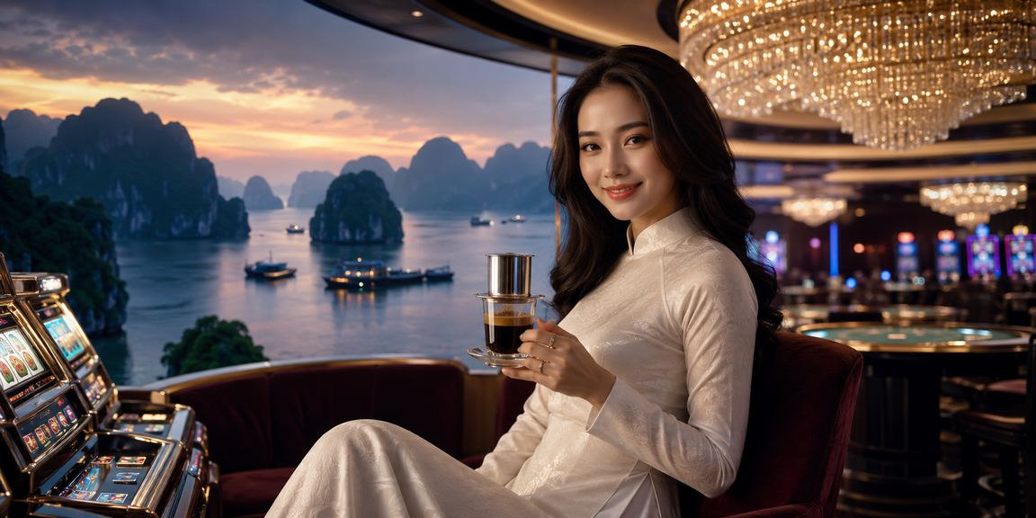 Người chơi tại Hạ Long thử slot game và casino trực tuyến trên thiết bị di động buổi tối