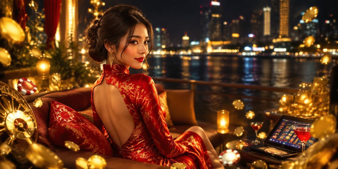 Không gian đặt cược thể thao và casino trực tuyến bên sông Mekong với phong cách Việt Nam truyền thống